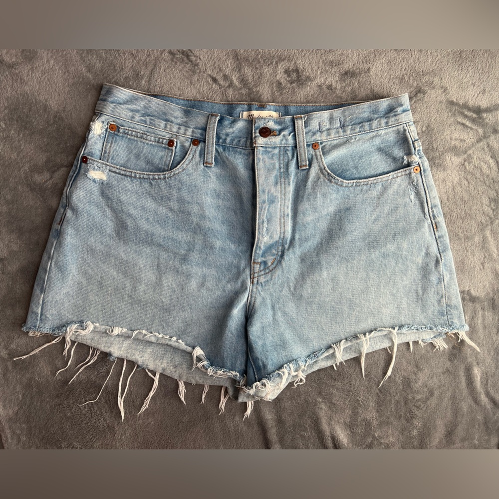 Madewell Curvy Perfect Vintage Mid Length Jean Short